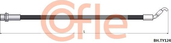 Тормозной шланг Cofle. Артикул 92.BH.TY124
