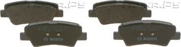 Тормозные колодки Bosch (Low-Metallic) задние для Kia Ceed II 2012-2018. Артикул 0 986 494 557