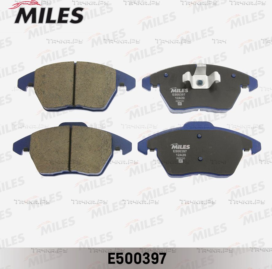 Тормозные колодки Miles (Керамика) для Citroen C4 I 2004-2011. Артикул E500397