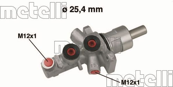 Тормозной цилиндр главный Metelli (алюминий) для BMW X5 I (E53) 2001-2006. Артикул 05-0566