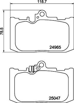 Тормозные колодки Nisshinbo. Артикул NP1106