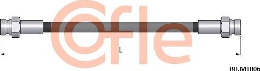 Тормозной шланг Cofle. Артикул 92.BH.MT006