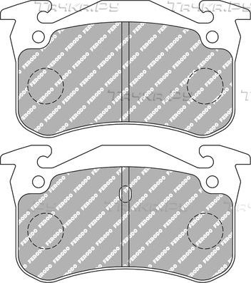Тормозные колодки FERODO RACING DS2500. Артикул FCP558H