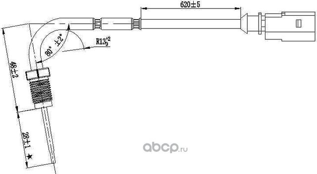 Датчик температуры выхлопных газов (Magtechnic). Артикул MAG0034OG