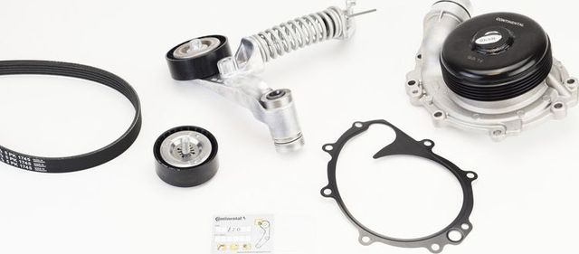 Комплект поликлинового ремня  с водяным насосом) MERCEDES BENZ: GLA  X156) 13 ContiTech. Артикул 5PK1745WP1