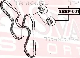 РОЛИК РЕМНЯ ПРИВОДНОГО (Asva). Артикул SBBP001