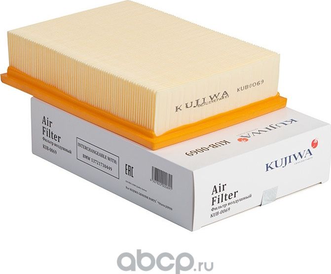 Фильтр воздушный KUB0069 KUJIWA 13721730449 BMW Kujiwa. Артикул KUB0069