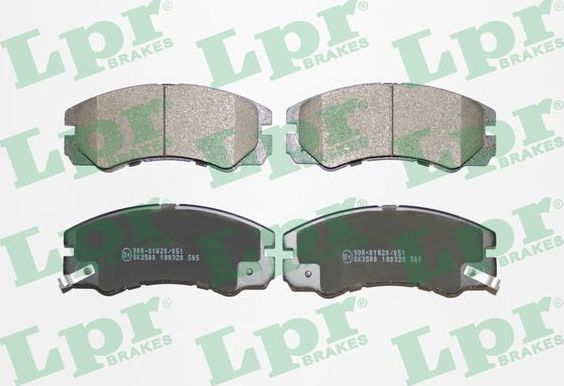 Тормозные колодки LPR. Артикул 05P565