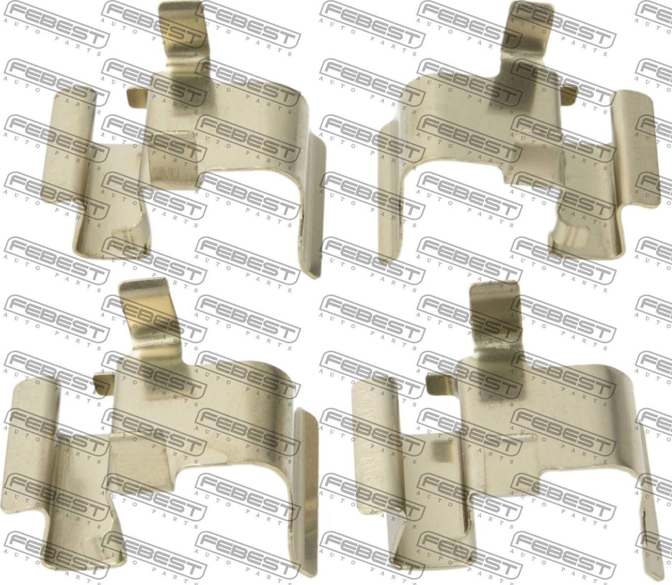 Комплект монтажный тормозных колодок Febest. Артикул 0403-CYR