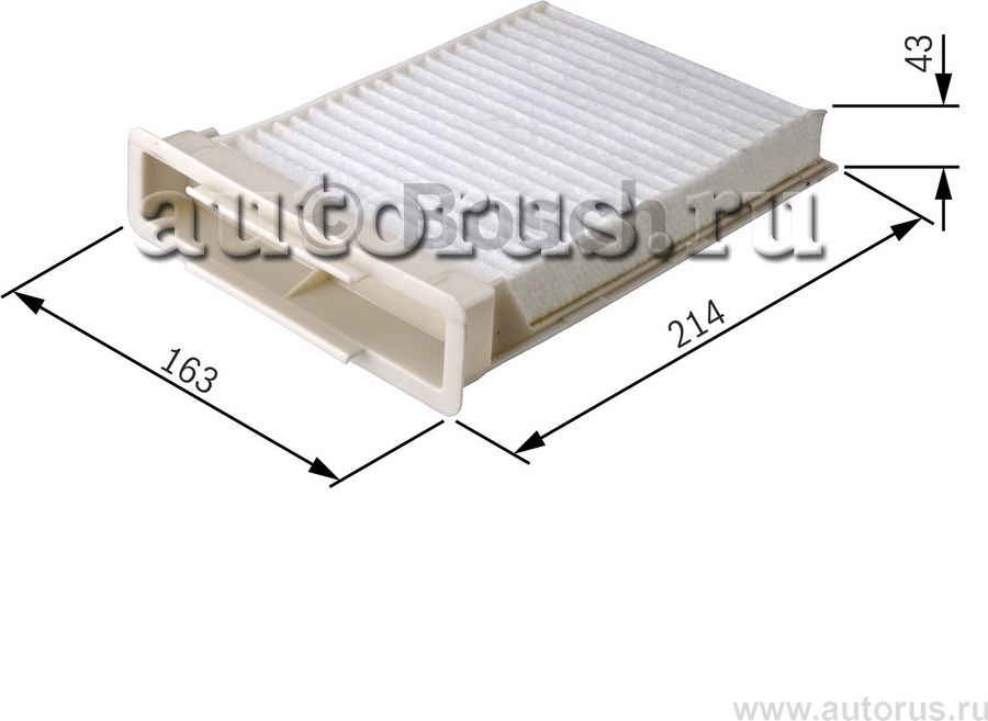 Фильтр салона PSA C1/107 05- 1.0/1.4 DIESEL (Bosch). Артикул 1987432189