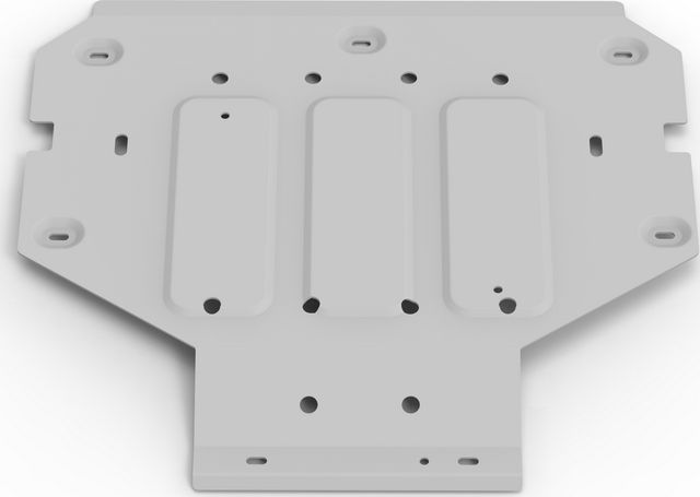 Защита алюминиевая Rival для заднего электродвигателя Zeekr X 4WD 2023-2026. Артикул 333.1943.1