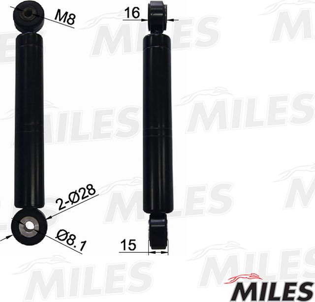 Натяжной ролик (натяжитель) приводного ремня Miles. Артикул AG00059