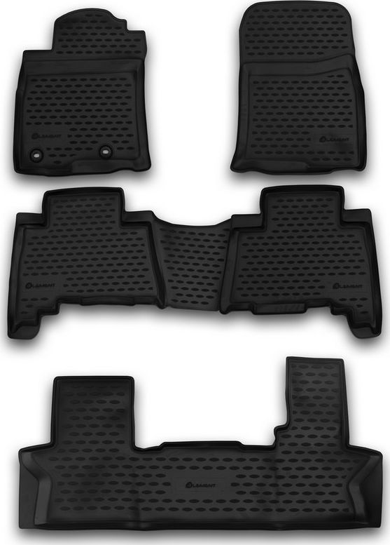 Коврики Element для салона Toyota Land Cruiser Prado 7 мест 2013-2017. Артикул NLC.48.76.210k