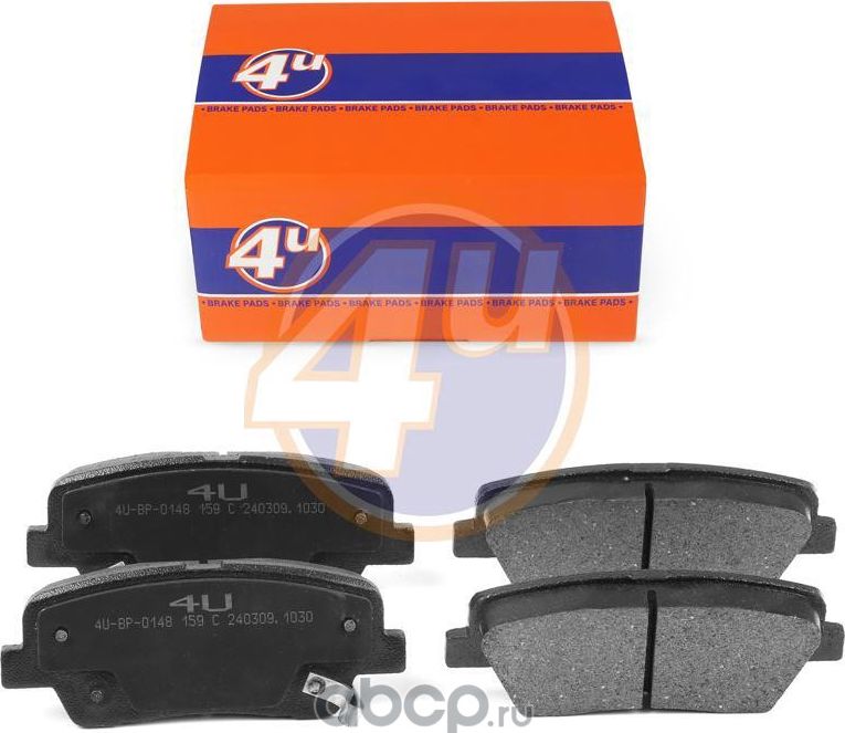 КОЛОДКИ ЗАД HYUNDAI SANTA FE I (SM) SANTA FE II (CM) SORENTO II (XM) GENESIS (BH (4U). Артикул 4UBP0148