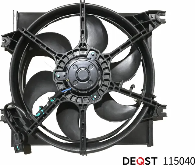 Вентилятор радиатора двигателя HYUNDAI ACCENT (LC) 09.99-12 (Deqst). Артикул 115040