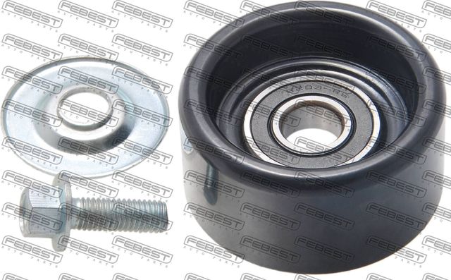 Натяжной ролик (натяжитель) приводного поликлинового ремня Febest. Артикул 0187-URJ201