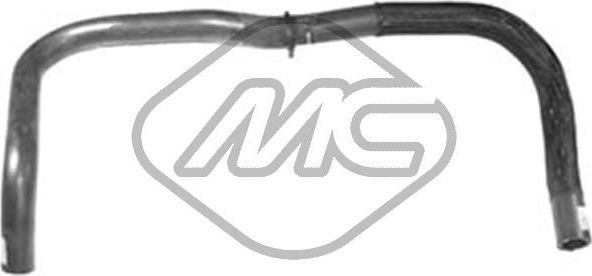 Патрубок радиатора (системы охлаждения) Metalcaucho. Артикул 09207