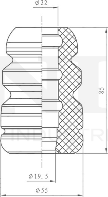 Пыльник амортизатора (Unio). Артикул DUC-40012