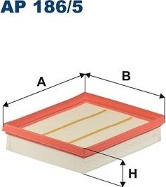 Воздушный фильтр Filtron. Артикул AP 186/5