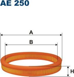 Воздушный фильтр Filtron. Артикул AE 250