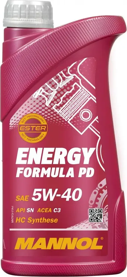 Масло моторное ENERGY FORMULA PD 5W-40 (1л) (Mannol). Артикул 4013