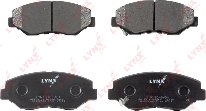 Тормозные колодки LYNXauto. Артикул BD-3404