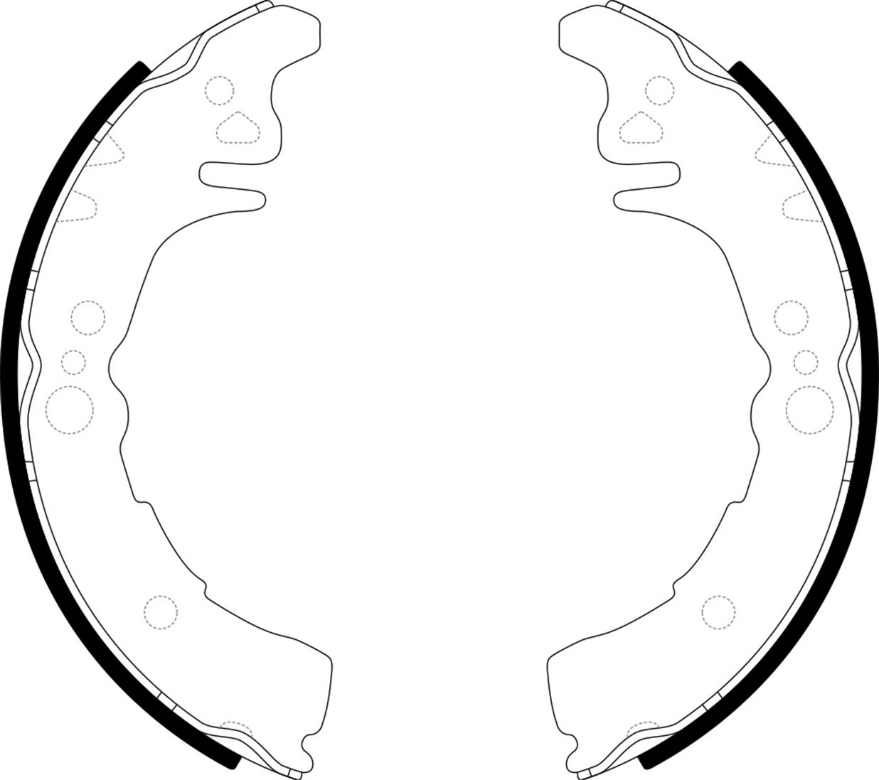 Тормозные колодки NiBK. Артикул FN2350