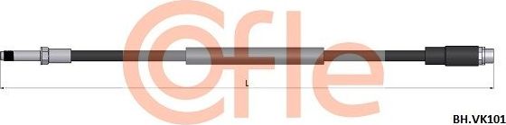 Тормозной шланг Cofle. Артикул 92.BH.VK101