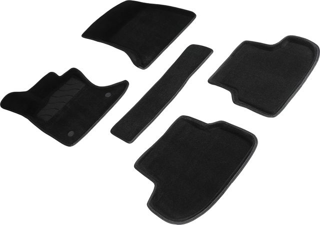 Коврики 3D Seintex для салона BMW 5 F10 4WD 2013-2016 ЧЕРНЫЕ. Артикул 96363