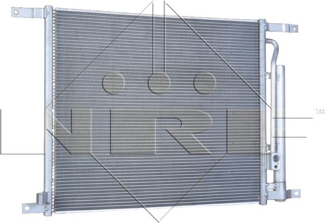 Радиатор кондиционера (конденсатор) NRF (алюминий). Артикул 35931