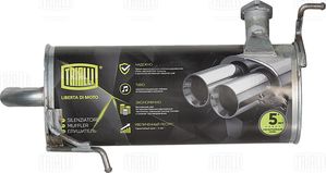Глушитель (задняя часть) Trialli для Mitsubishi Outlander III 2012-2025. Артикул EMM 1103