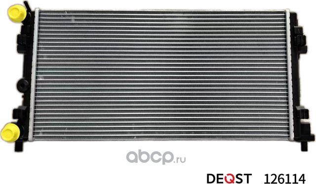 Радиатор системы охлаждения SKODA  FABIA 09-, RAPID 12- / VW  POLO SEDAN 11- / A (Deqst). Артикул 126114
