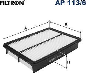 Воздушный фильтр Filtron. Артикул AP 113/6