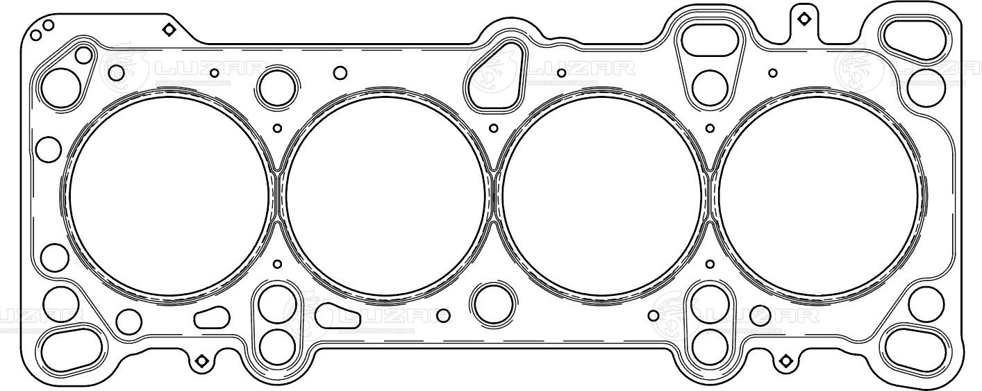Прокладка ГБЦ Luzar. Артикул LES 10801