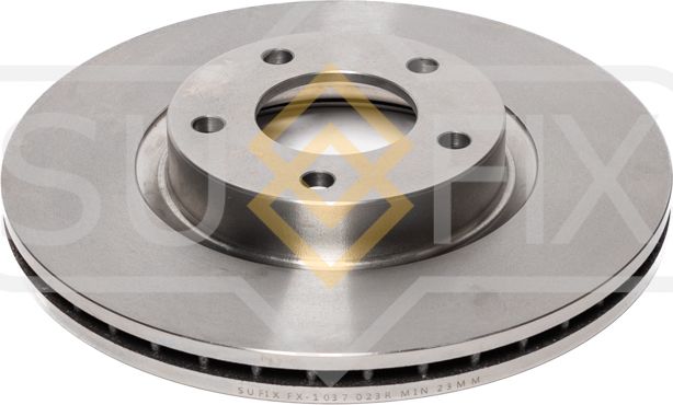 Диск тормозной передний правый/левый MAZDA 3/AXELA (BK) 2003-2009 (Sufix). Артикул FX1037