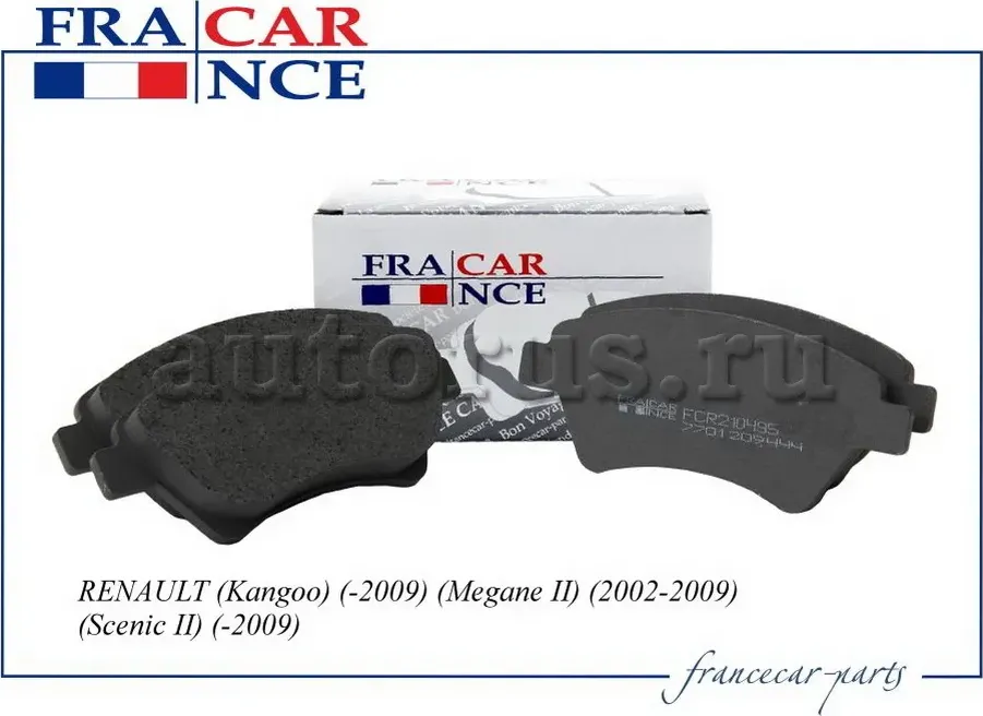 Колодка дискового тормоза (Francecar). Артикул FCR210495