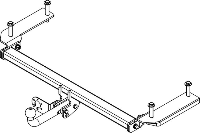 Фаркоп AvtoS для Chery Tiggo 4 2019-2023. Артикул CE 05