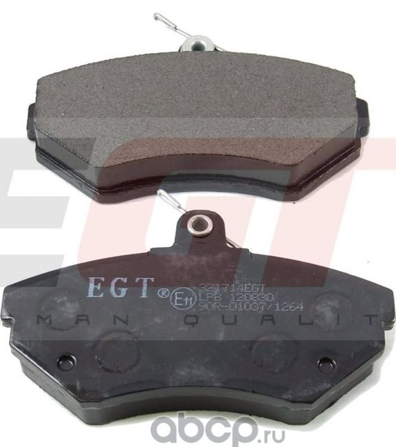Колодки тормозные дисковые (EGT). Артикул 321714EGT