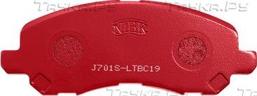 Тормозные колодки NiBK передние для Chrysler Sebring III 2006-2010. Артикул PN3469S