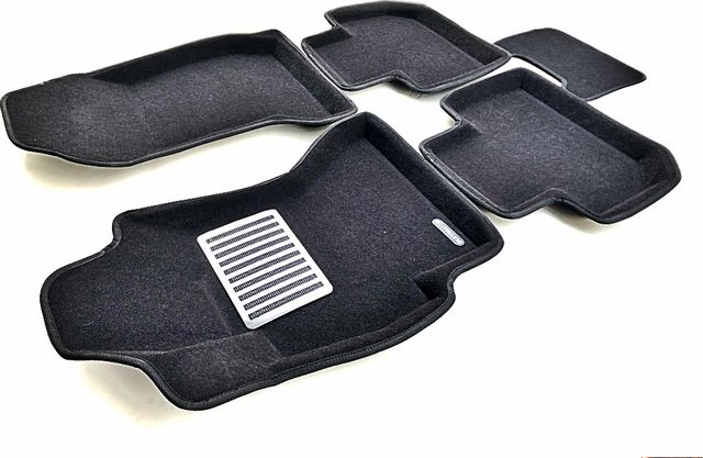 Коврики текстильные Euromat 3D Lux для салона Subaru Forester IV 2012-2018 ЧЕРНЫЕ. Артикул EM3D-004709