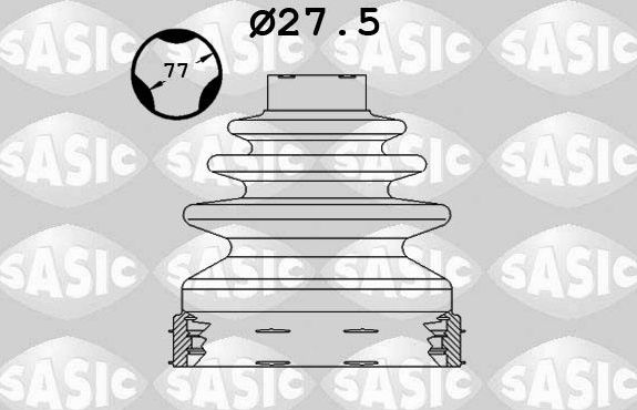 Пыльник ШРУСа внутренний Sasic передний для Ford Mondeo IV 2007-2015. Артикул 1904039