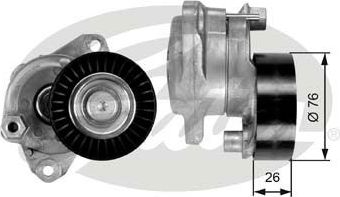 Натяжной ролик (натяжитель) приводного поликлинового ремня Gates DriveAlign®. Артикул T38390