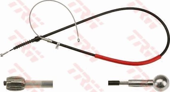 Трос ручника (тросик ручного тормоза) TRW. Артикул GCH2537