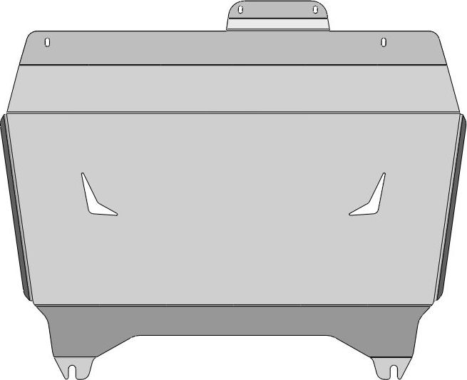 Защита алюминиевая АВС-Дизайн для картера двс и КПП Toyota Alphard 2018-2026. Артикул 24.40ABC