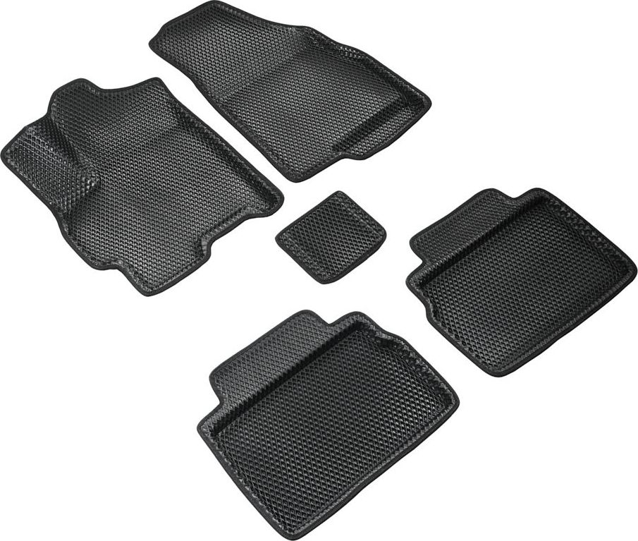 Коврики Seintex 3D EVA ромб для салона Chery Tiggo 4 Pro 2020-2026 ЧЕРНЫЕ. Артикул 317072