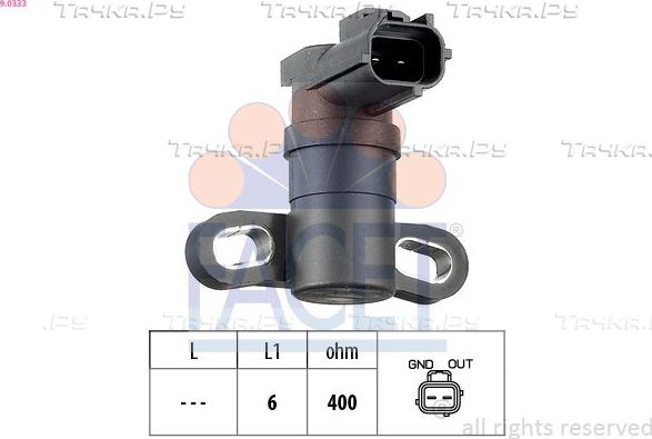 Датчик положения коленвала Facet Made in Italy - OE Equivalent для Ford C-MAX I 2003-2010. Артикул 9.0333