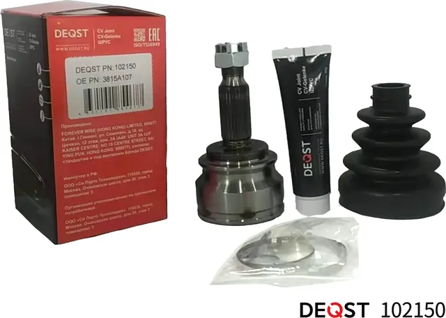 ШРУС MITSUBISHI LANCER X/ASX/OUTLANDER XL II/JEEP 1.8-2.4 наружний (Deqst). Артикул 102150