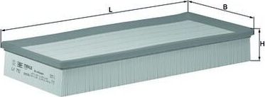 Воздушный фильтр Mahle-Knecht. Артикул LX 792