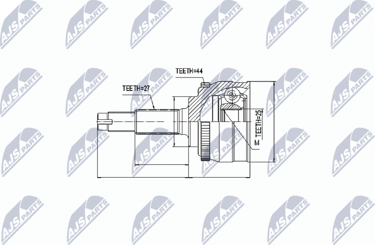 Шрус наружный (граната) NTY. Артикул NPZ-NS-001