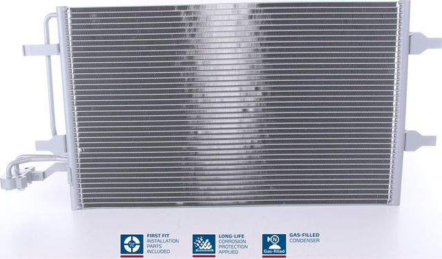 Радиатор кондиционера (конденсатор) Nissens (алюминий). Артикул 940154